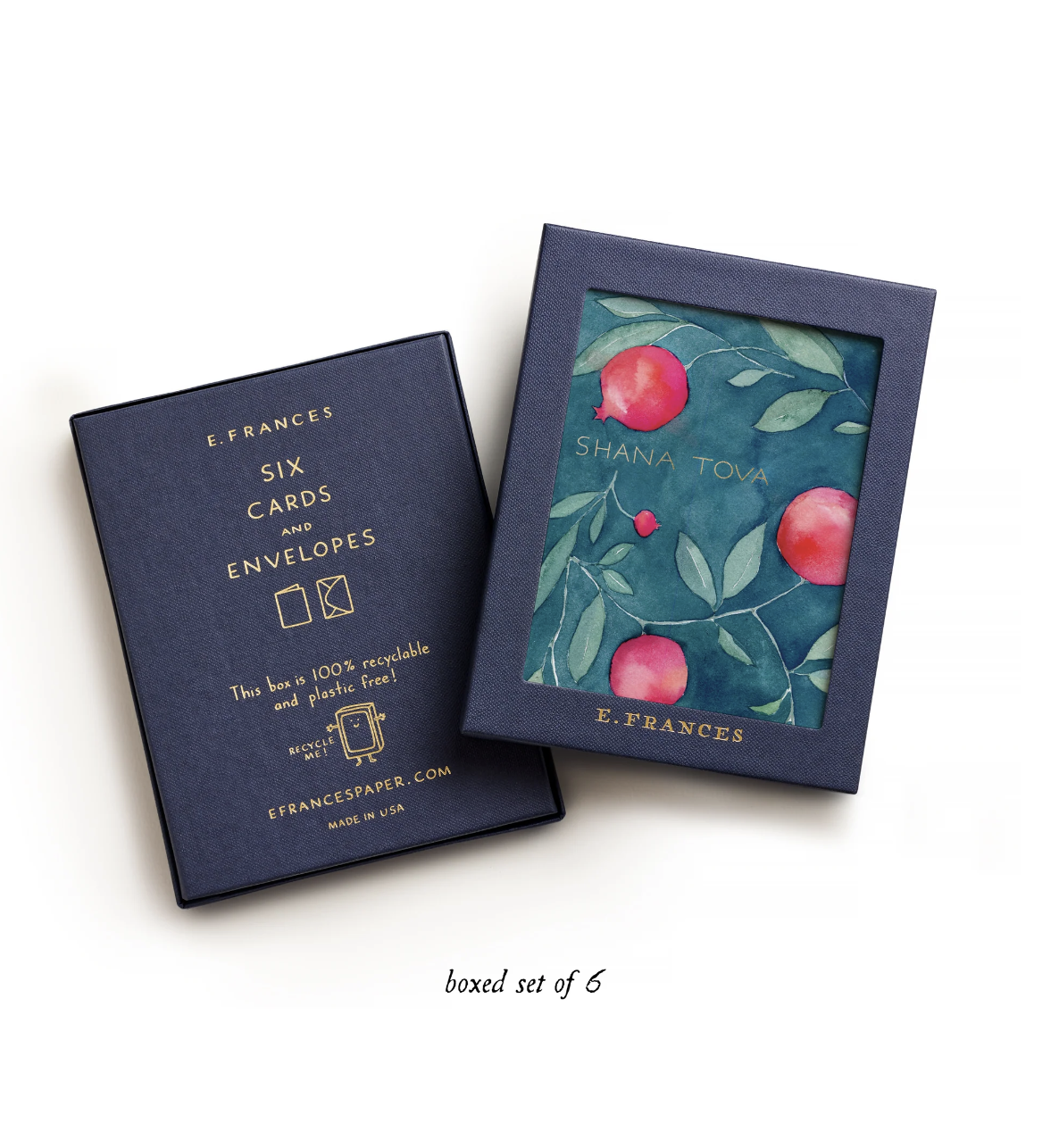 E. Frances Paper - Shana Tova | Rosh Hashanah Yom Kippur Card (Boxed Set of 6)